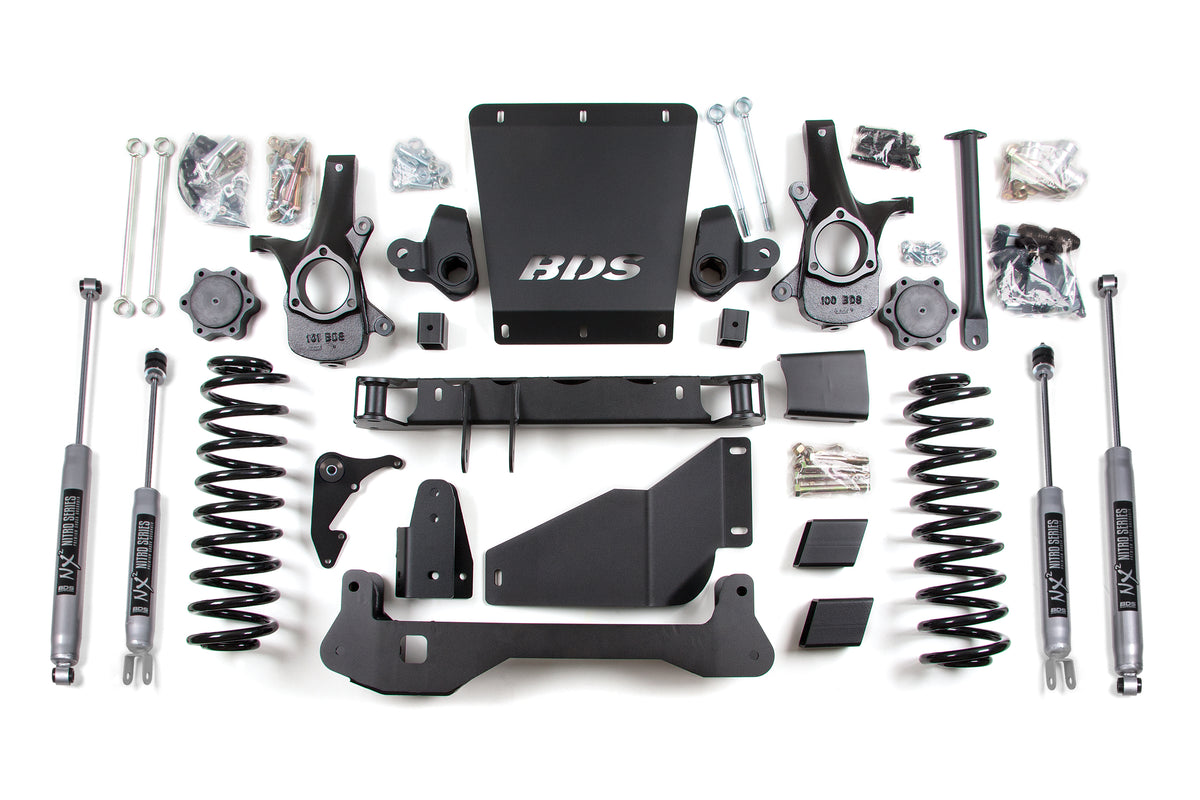 BDS 6 Inch Lift Kit, Fits Chevy/ GMC Avalanche, Surburban, Tahoe, Or Yukon 1500 00-06 4WD 183FS