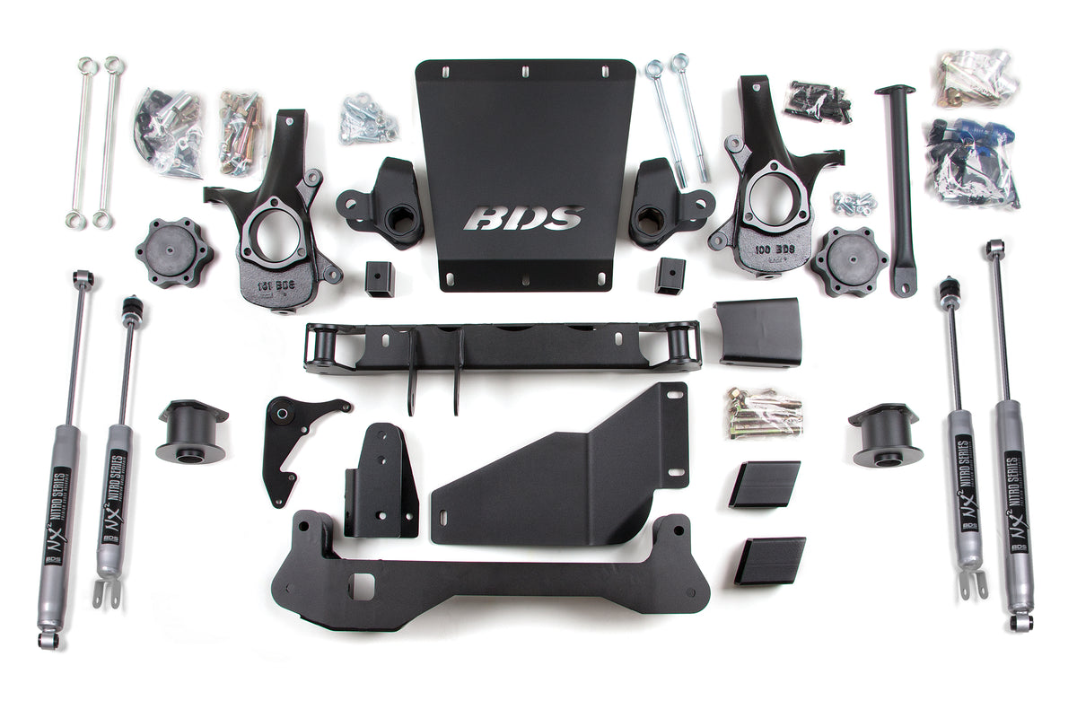 BDS 4 Inch Lift Kit, Fits Chevy/ GMC Avalanche, Surburban, Tahoe, Or Yukon 1500 00-06 4WD 1815H