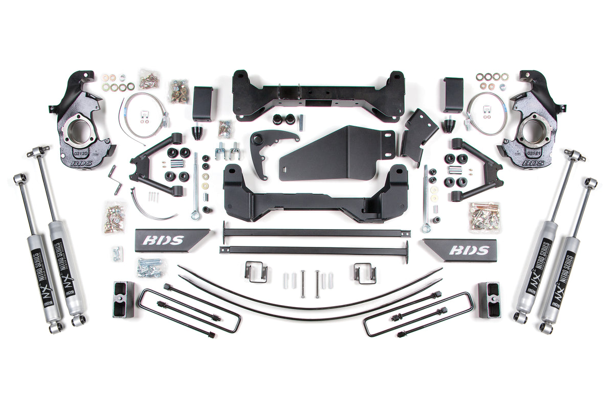 BDS 6 Inch Lift Kit, Fits Chevy/ GMC 1500/2500 6 Lug 88-98 4WD 194H