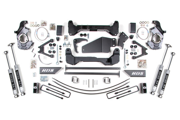 BDS 6 Inch Lift Kit, Fits Chevy/ GMC 1500/2500 6 Lug 88-98 4WD 194H