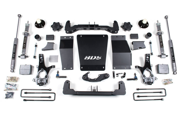 BDS 6 Inch Lift Kit, Fits Chevy Silverado Or GMC Sierra 1500 14-18 4WD 717FS