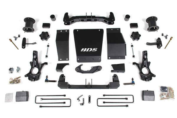 BDS 6 Inch Lift Kit, Fits GMC Sierra 1500 14-18 4WD Magneride Equipped 726H