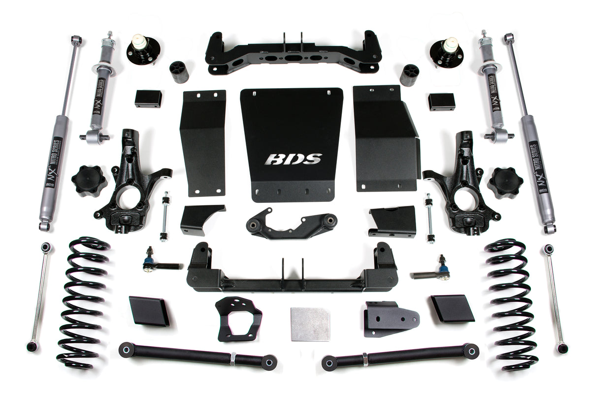 BDS 6 Inch Lift Kit, Fits Chevy/ GMC Suburban, Tahoe, Yukon/xl 1500 15-19 4WD 732FS