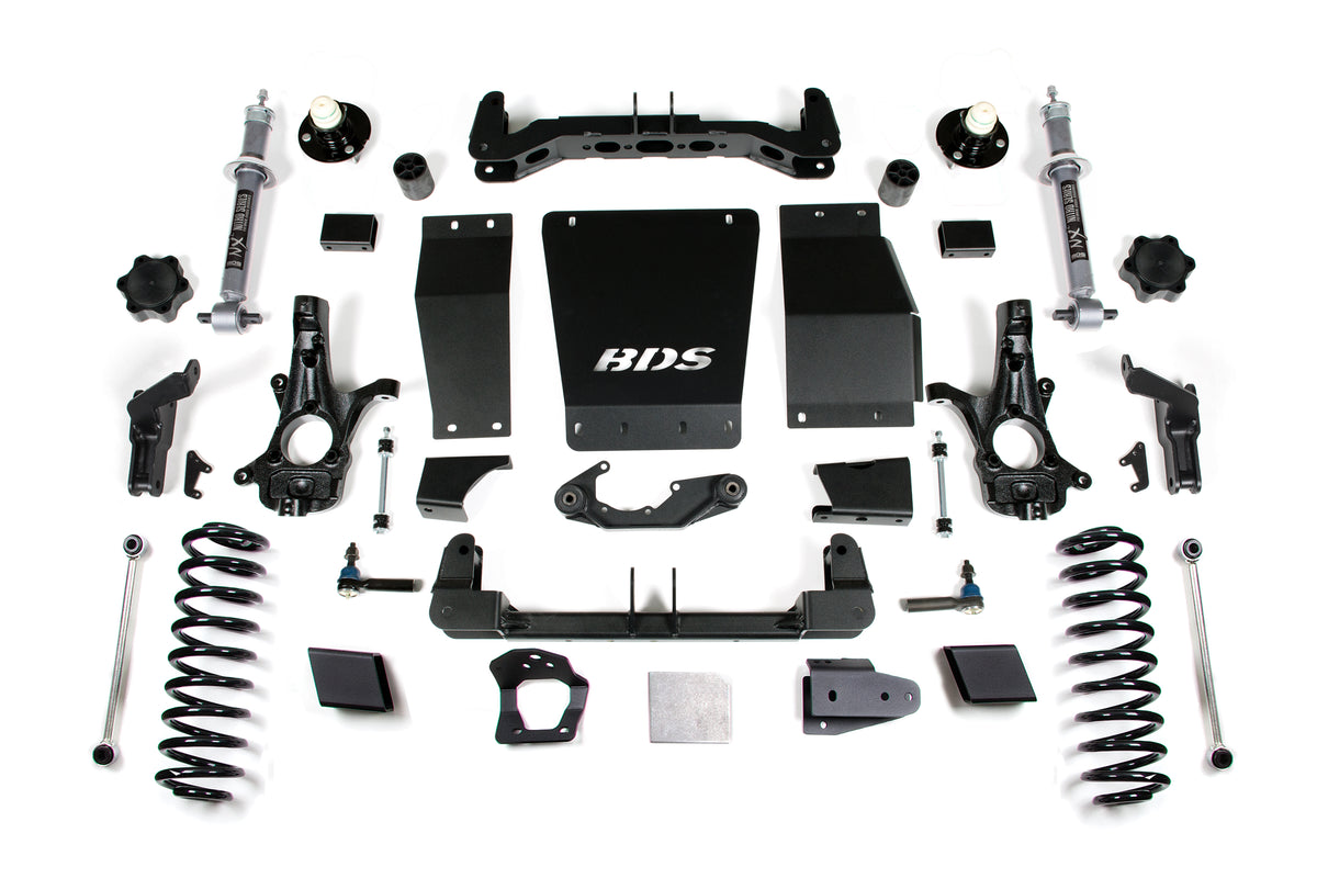 BDS 6 Inch Lift Kit, Fits Chevy/ GMC Suburban, Tahoe, Yukon/xl 1500 15-19 4WD Autoride Equipped 737H