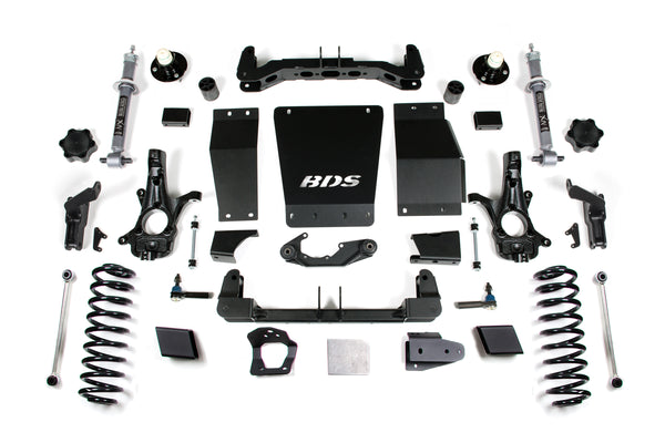 BDS 6 Inch Lift Kit, Fits Chevy/ GMC Suburban, Tahoe, Yukon/xl 1500 15-19 4WD Autoride Equipped 737H