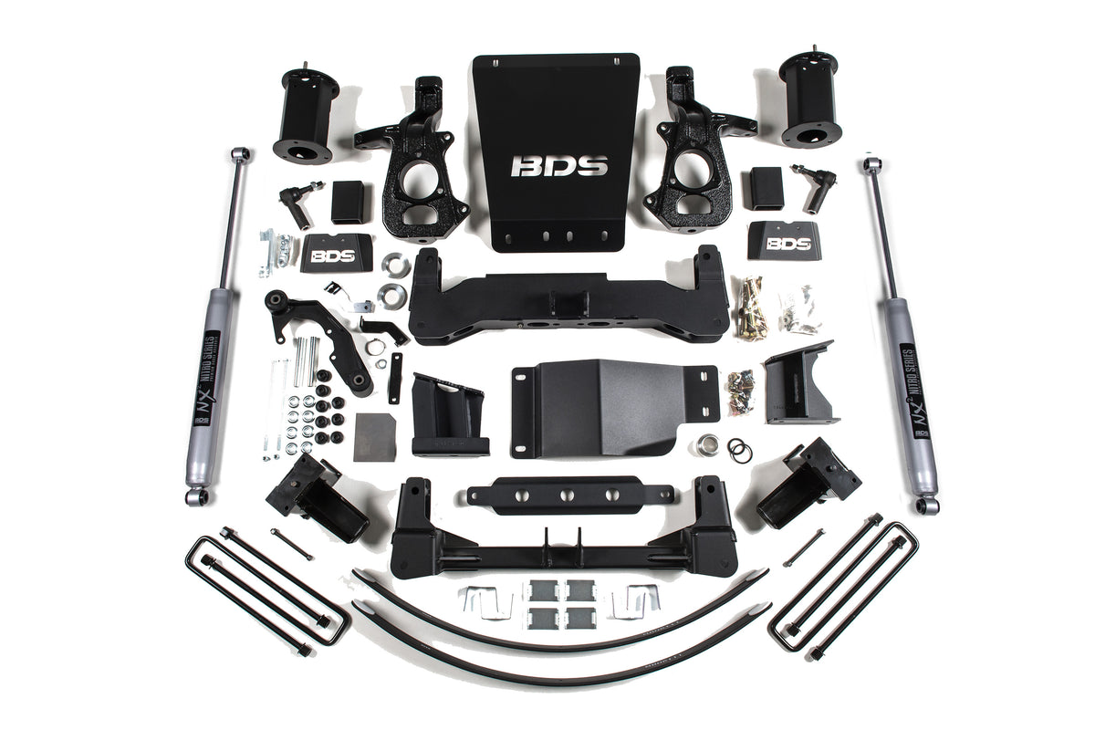 BDS 8 Inch Lift Kit, Fits Chevy Silverado Or GMC Sierra 1500 14-18 4WD 743H