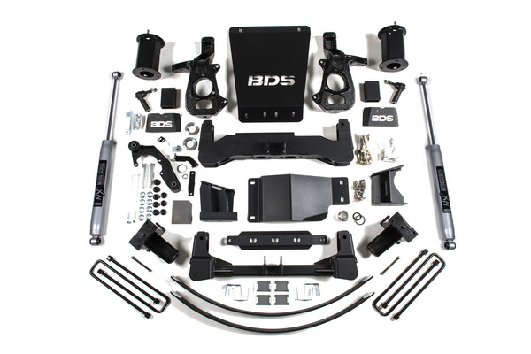BDS 8 Inch Lift Kit, Fits Chevy Silverado Or GMC Sierra 1500 14-18 4WD 743H