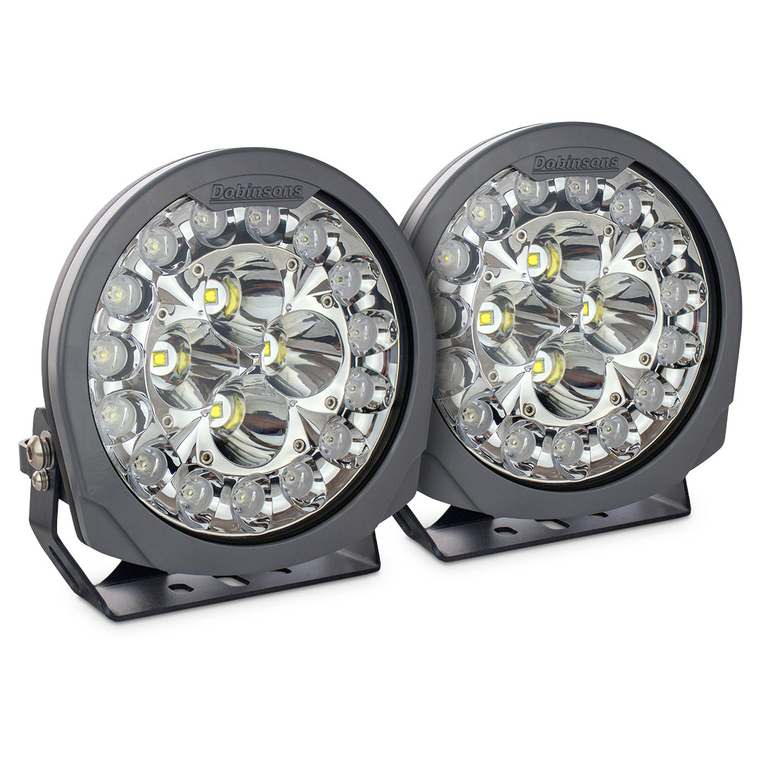 Dobinsons Zenth 8.25" 135 Watt Led Driving Light (pair) ( ) - DL80-3773K