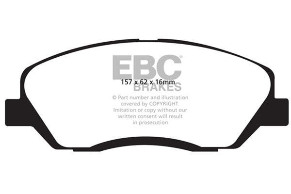 EBC 06-09 Fits Hyundai Entourage 3.8 Ultimax2 Front Brake Pads UD1202