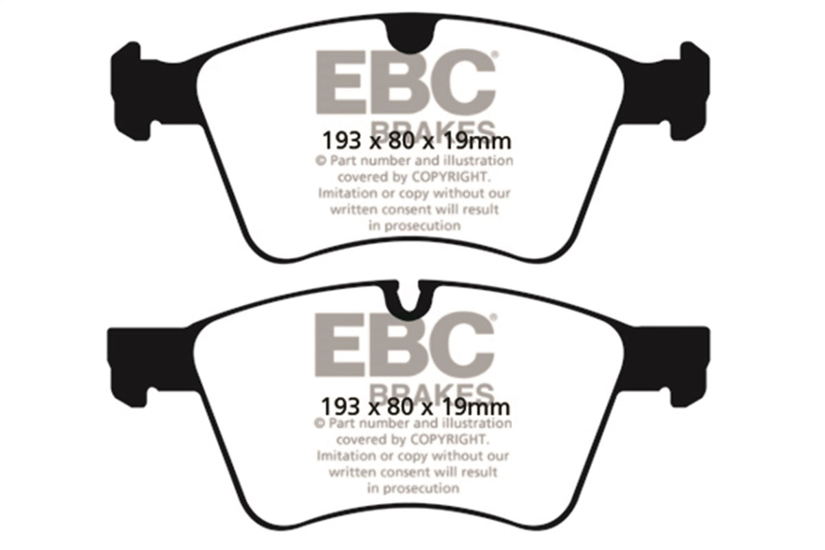 EBC 08-10 Fits Mercedes-Benz GL320 3.0 Td (373mm Front Rotors) Ultimax2 Front Brake Pads UD1272