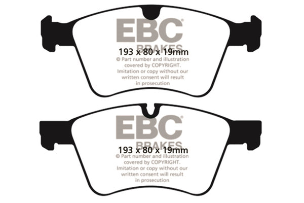 EBC 08-10 Fits Mercedes-Benz GL320 3.0 Td (373mm Front Rotors) Ultimax2 Front Brake Pads UD1272