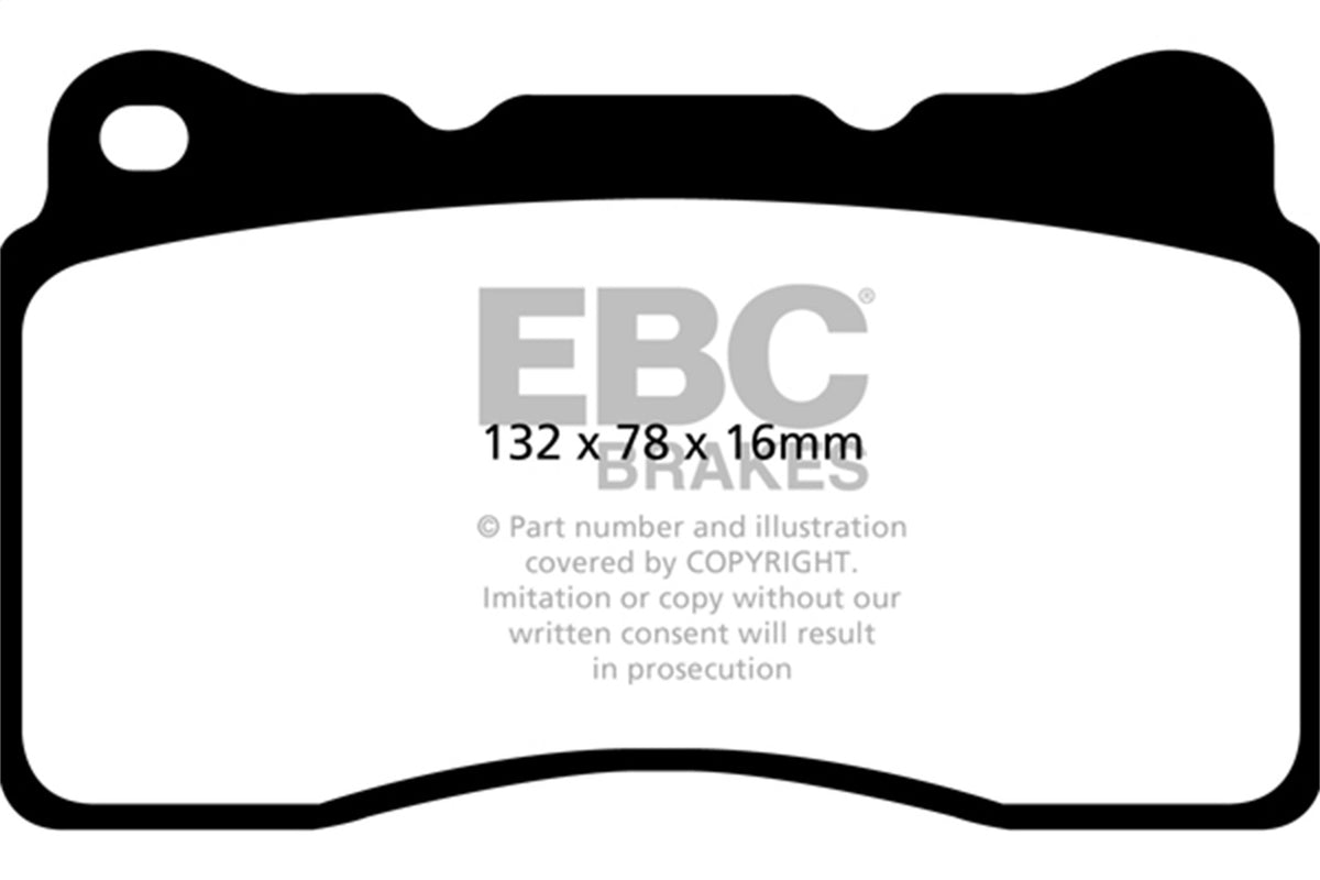 EBC 2016+ Fits Cadillac CT6 2.0L Turbo Greenstuff Front Brake Pads DP22093
