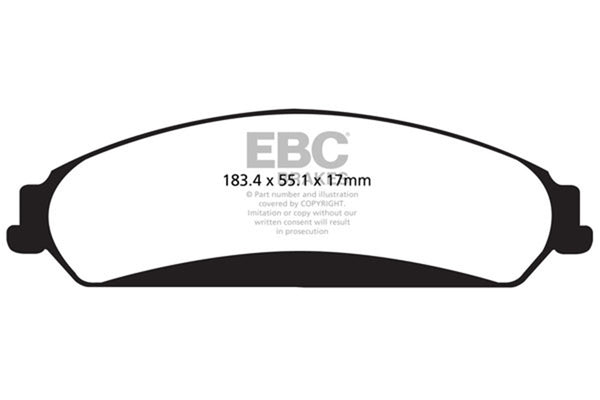 EBC 2011+ Chrysler 300C 5.7L Bluestuff Front Brake Pads DP52139NDX