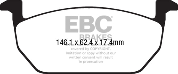 Ebc Yellowstuff Brake Pad Sets DP42225R