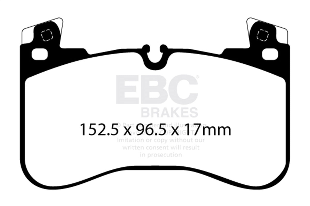 EBC 2020+ Fits Land Rover Defender 90 Yellowstuff Front Brake Pads DP42401R