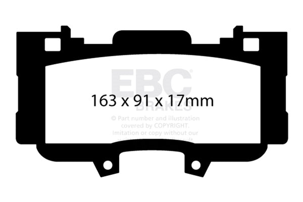 EBC brake Ultimax2 brake Pads UD1784