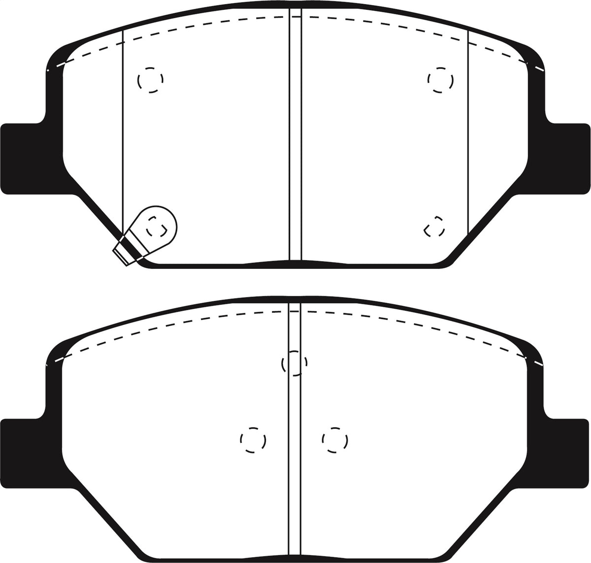EBC 15-18 Fits Chevrolet Camaro Ultimax Replacement Front Brake Pads UD1886