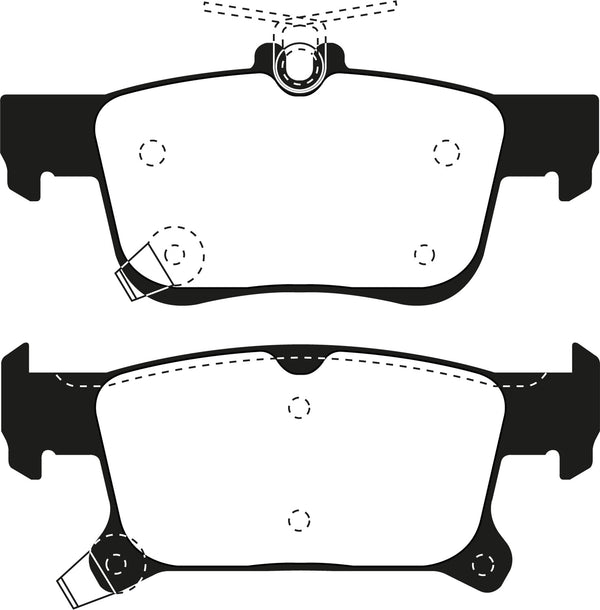 EBC 2016+ Buick Envision 2.0L Turbo Ultimax2 Rear Brake Pads UD1923