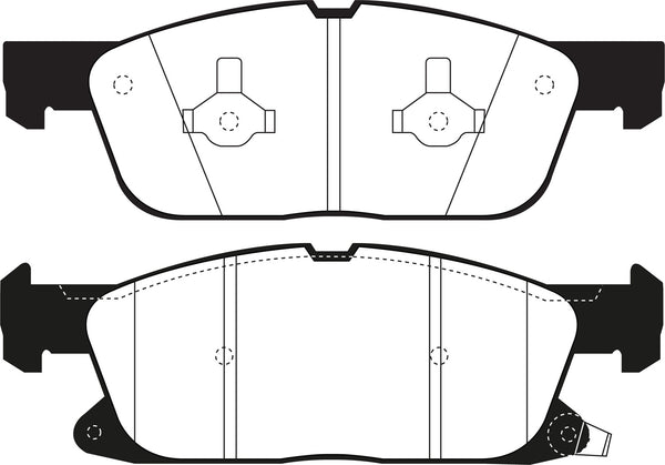 EBC 2016+ Lincoln Continental (10th Gen) 2.7L Twin Turbo Greenstuff Front Brake Pads DP23072