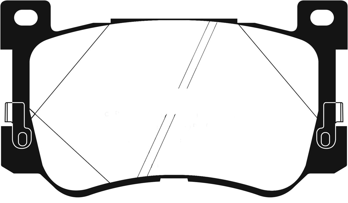 EBC 2017+ Genesis G90 5.0L Ultimax2 Front Brake Pads UD1975