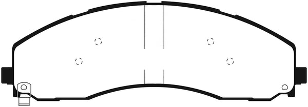 EBC 2017+ Fits Ford F-450 Greenstuff Front Brake Pads DP63078
