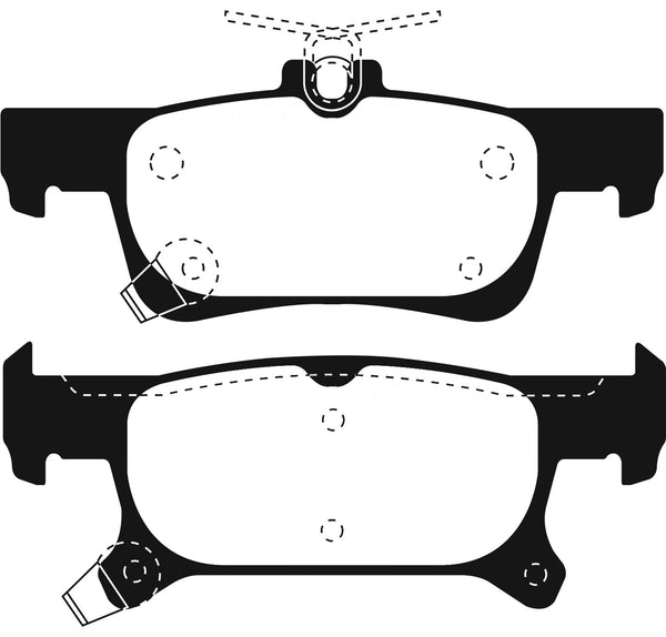 EBC 2016+ Buick Envision 2.0L Turbo Ultimax2 Rear Brake Pads UD2025