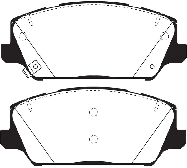EBC 2017+ Fits Kia Cadenza Yellowstuff Front Brake Pads DP43082R