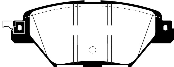EBC 16-18 Fits Mazda CX-9 Yellowstuff Rear Brake Pads DP43083R