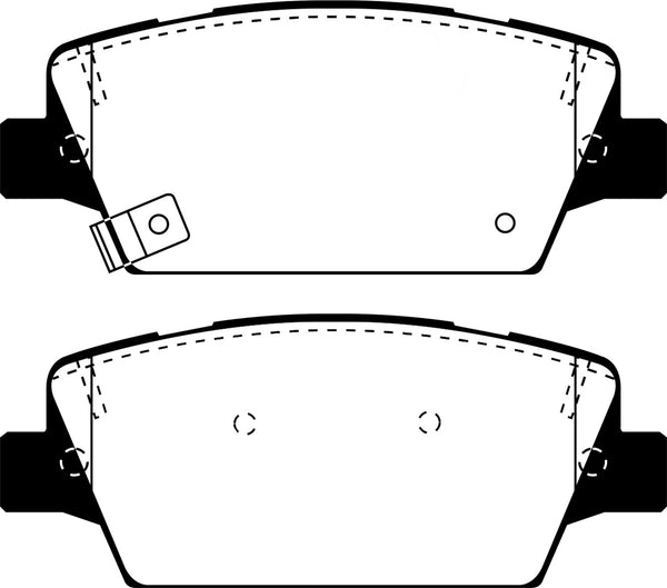 EBC 2017+ Fits Kia Cadenza 3.3L Greenstuff Rear Brake Pads DP23086