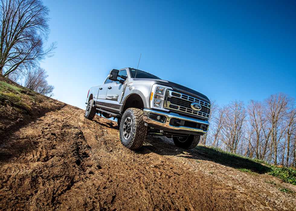 Zone Offroad Ride Height Sensor Relocation Bracket Kit 5-7 Inch Lift w/ Radius Arm Drop Ford F250/F350/F450 Super Duty (23-26) 4WD