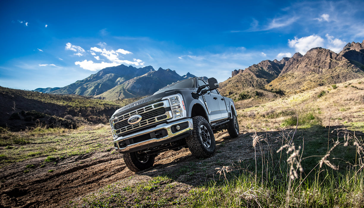 Zone Offroad Ride Height Sensor Relocation Bracket Kit 5-7 Inch Lift w/ Radius Arm Drop Ford F250/F350/F450 Super Duty (23-26) 4WD