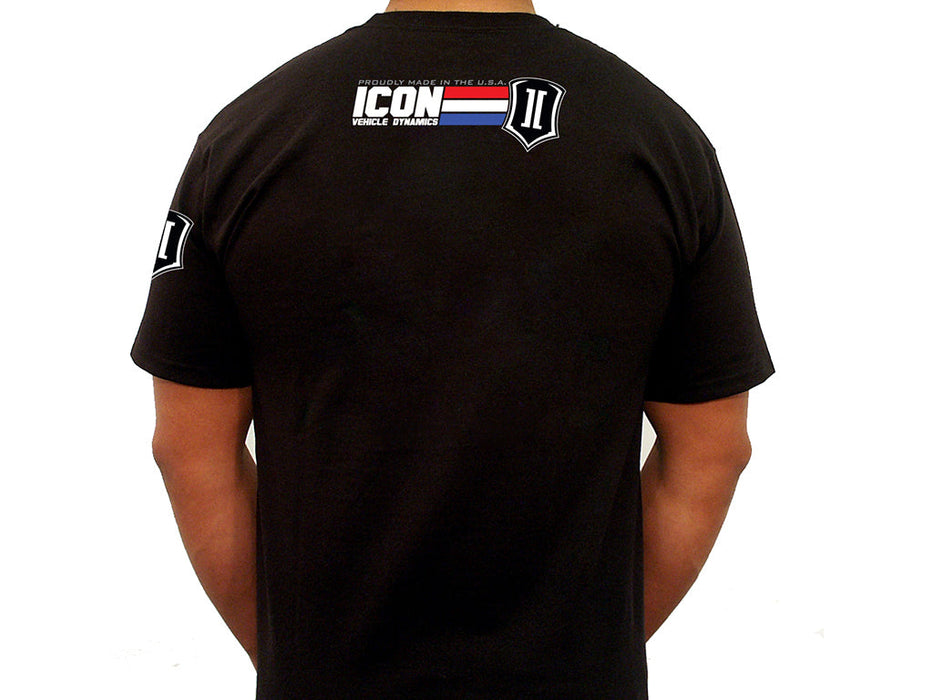 Icon Gi Tee Black Size 2Xl ICON-TEE-GI-BLK-XXL