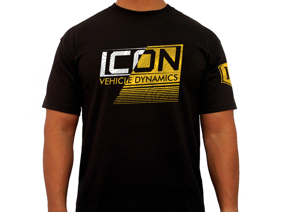 Icon Strikeout Tee Black Size Xl ICON-TEE-STR-BLK-XL