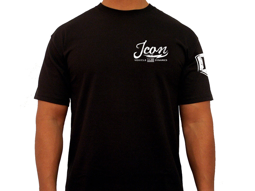 Icon Vintage Tee Black Size Small ICON-TEE-VIN-BLK-S