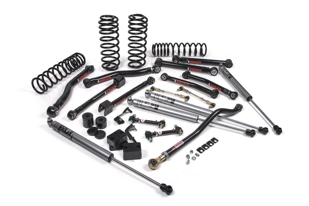 JKS 2018-2024 Fits Jeep Wrangler JL J-Krawl 3.5" 4Dr W, FOX Adventure Series Shocks, Std Rate Coils, Fits 2018-2024 Jeep Wrangler JL JSPEC127KFA
