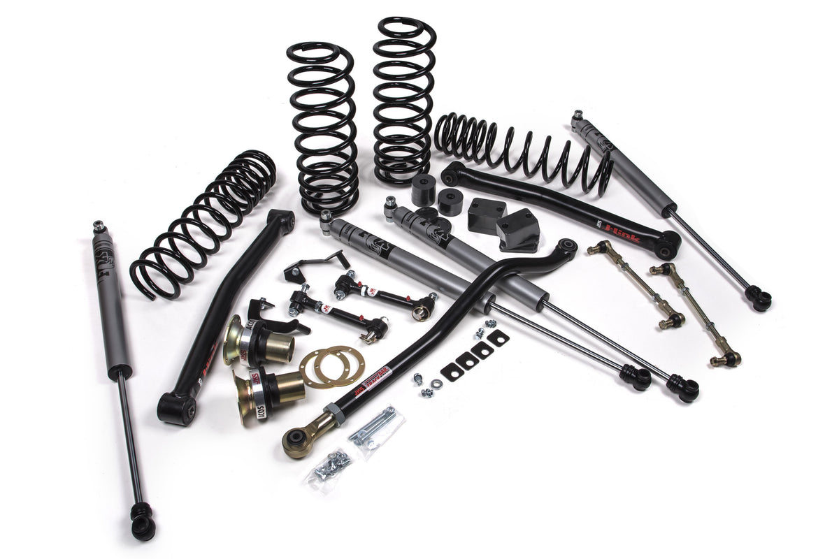 JKS 2018-2024 Fits Jeep Wrangler JL J-Lander 3.5" 4Dr W, FOX Adventure Series Shocks, HD Rate Coils, Fits 2018-2024 Jeep Wrangler JL JSPEC130KFA
