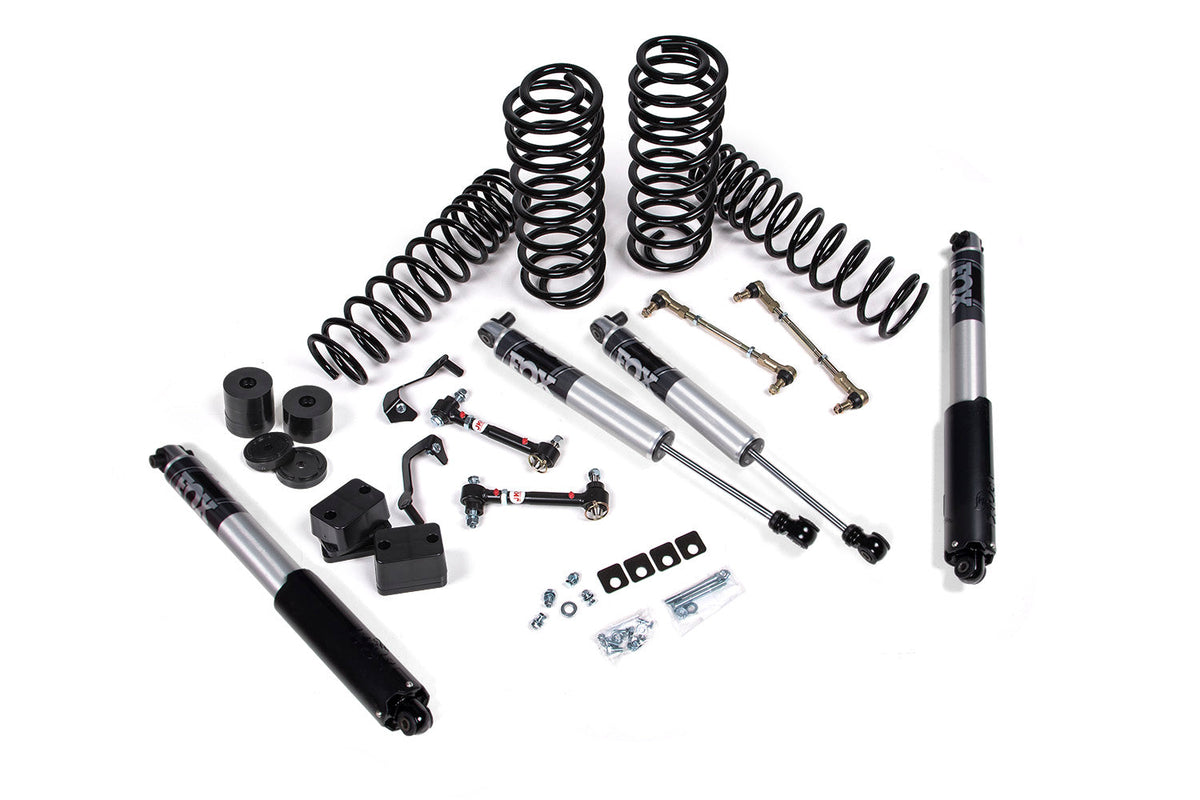 JKS 2.25" Lift Kit J-Venture Wrangler JL 2-Door W, FOX 2.5 Performance Series, Fits 2018-2024 Fits Jeep Wrangler JL JSPEC221PS