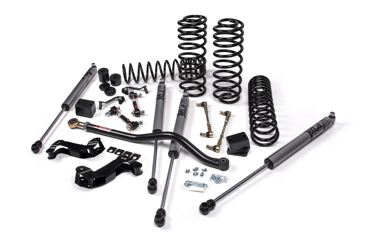 JKS 4.5" Lift Kit J-Kontrol Wrangler JL 4-Door W, FOX 2.0 Adventure Series, Fits 2018-2024 Fits Jeep Wrangler JL JSPEC216KFA