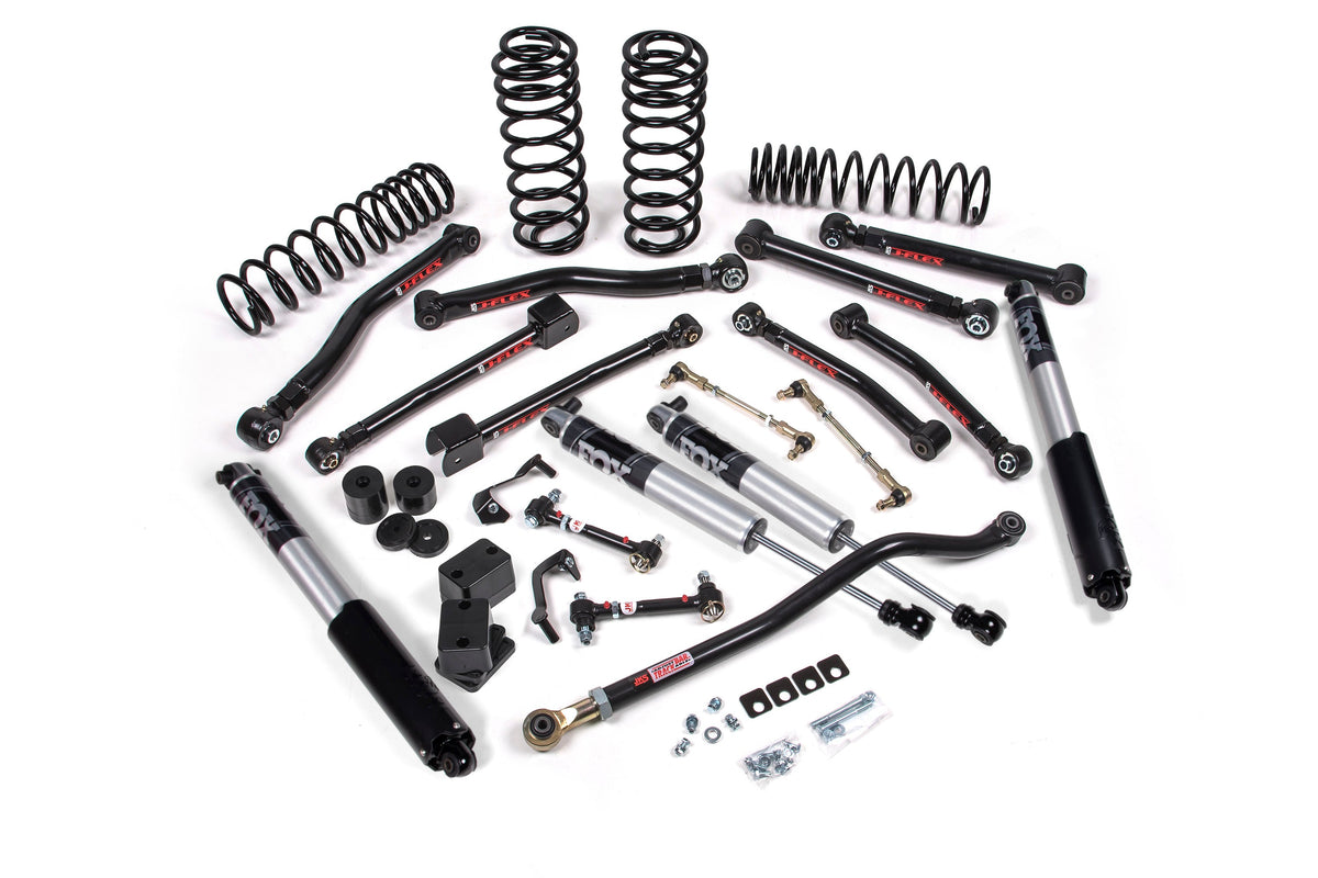 JKS 2020-2023 Fits Jeep Wrangler JL 4Dr Diesel 3.5" J-Krawl System, Rubber FOX 2.0 Adv Series Front, Rear, Fits 2020-2023 Jeep Wrangler JL JSPEC196KFA