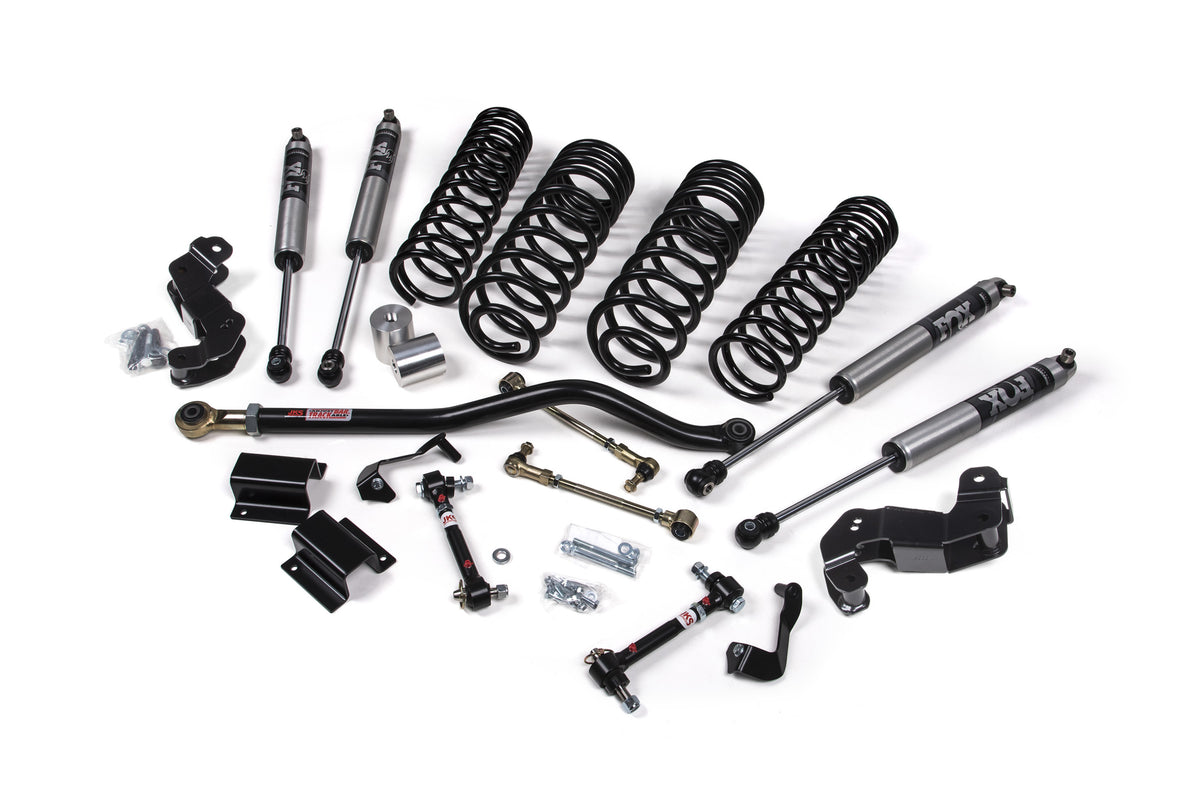 JKS 2020-2023 Fits Jeep Gladiator JT 4WD 3-3.5" J-Kontrol Suspension Lift Kit, 1.5-2" Rear W, FOX 2.0 Performance Shocks, Fits 2020-2023 Jeep Gladiator JT JSPEC176KFP