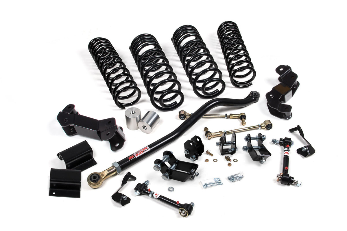 JKS 2020-2023 Fits Jeep Gladiator JT 4WD 3-3.5" J-Kontrol Suspension Lift Kit, 1.5-2" Rear Non-mohave W, Shock Extension Brackets, Fits 2020-2023 Jeep Gladiator JT JSPEC176KNS