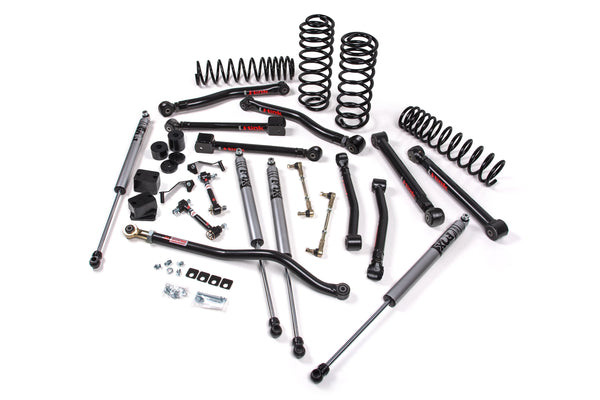 JKS 3.5" Lift Kit J-Krawl Wrangler JK 2-Door W, Fox 2.0 Adventure Series, Fits 2007-2018 Jeep Wrangler JK JSPEC194KFA