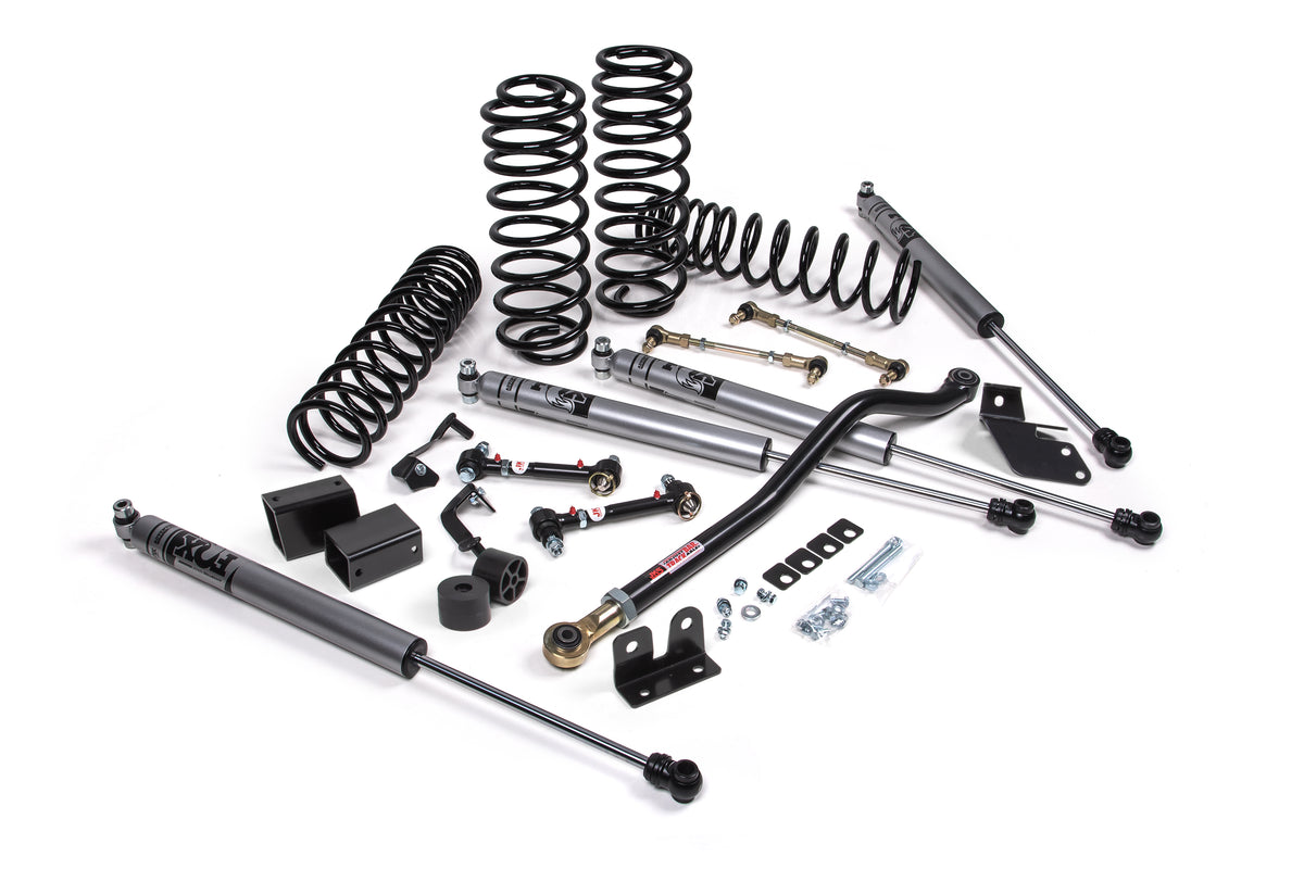 JKS 2018-2025 Fits Jeep Wrangler JL RHD 2Dr 3.5", 4Dr 2.5" J-Venture - FOX 2.5 Ps - HD Coils, Fits 2018-2025 Jeep Wrangler JL JSPEC207FPP