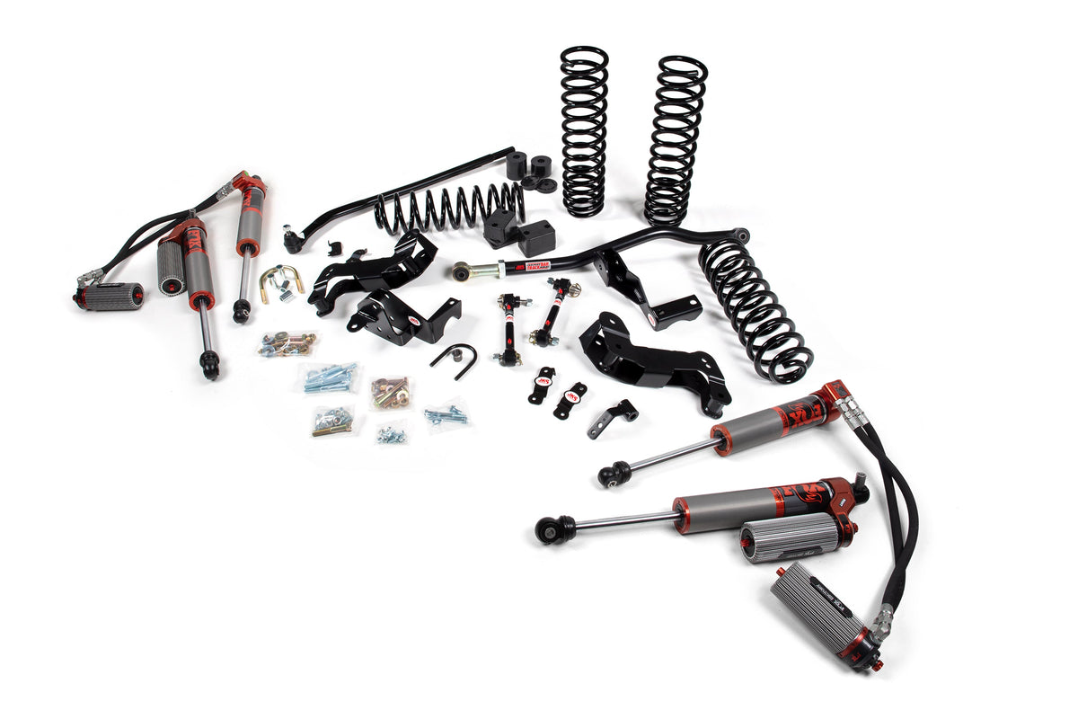 JKS 4.5" Lift Kit J-Kontrol Wrangler JL 4-Door W, FOX 3.0 Factory Race Series, Fits 2018-2024 Fits Jeep Wrangler JL JSPEC216FRS