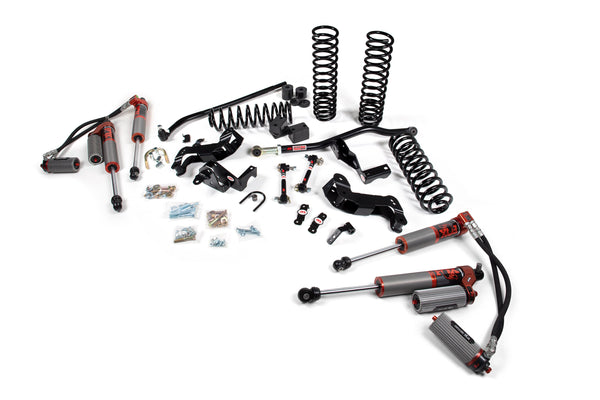 JKS 4.5" Lift Kit J-Kontrol Wrangler JL 4-Door W, Fox 3.0 Factory Race Series, Fits 2018-2024 Jeep Wrangler JL JSPEC215FRS