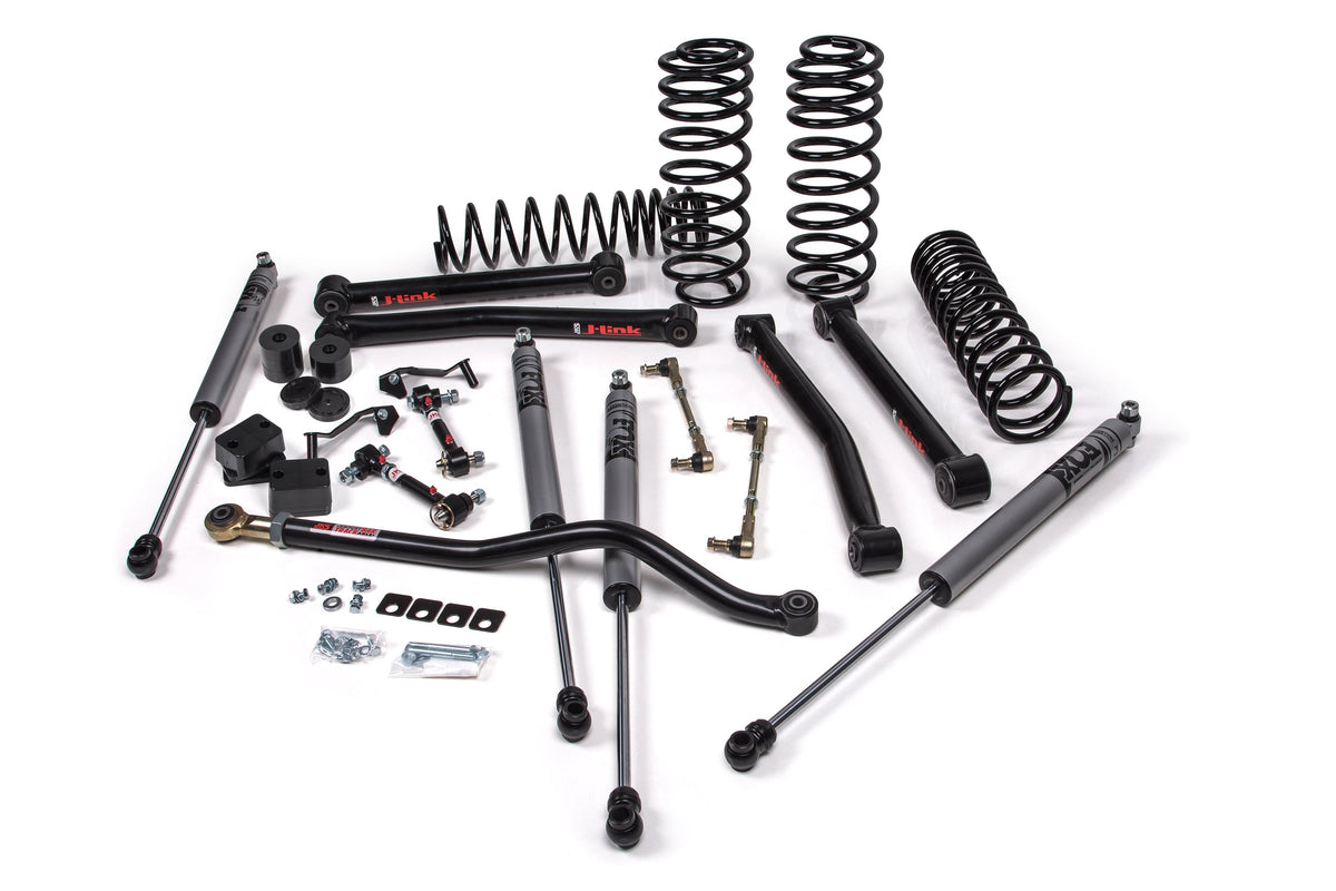 JKS 4.5" Lift Kit J-Konnect Wrangler JL 4-Door W, FOX 2.0 Adventure Series, Fits 2018-2024 Fits Jeep Wrangler JL JSPEC217KFA