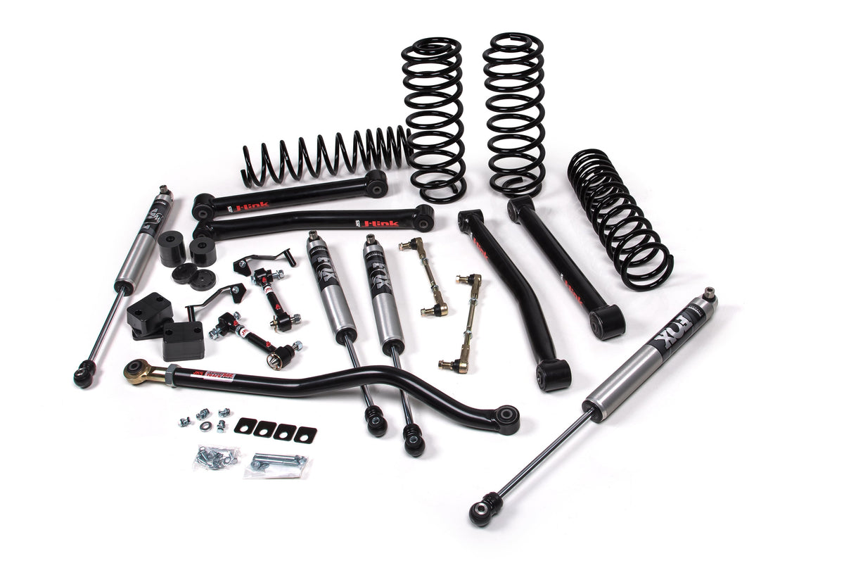 JKS 4.5" Lift Kit J-Konnect Wrangler JL 4-Door W, FOX 2.0 Performance Series, Fits 2018-2024 Fits Jeep Wrangler JL JSPEC217KFP