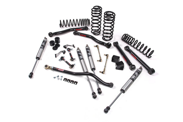 JKS 4.5" Lift Kit J-Konnect Wrangler JL 4-Door W, Fox 2.0 Performance Series, Fits 2018-2024 Jeep Wrangler JL JSPEC224KFP