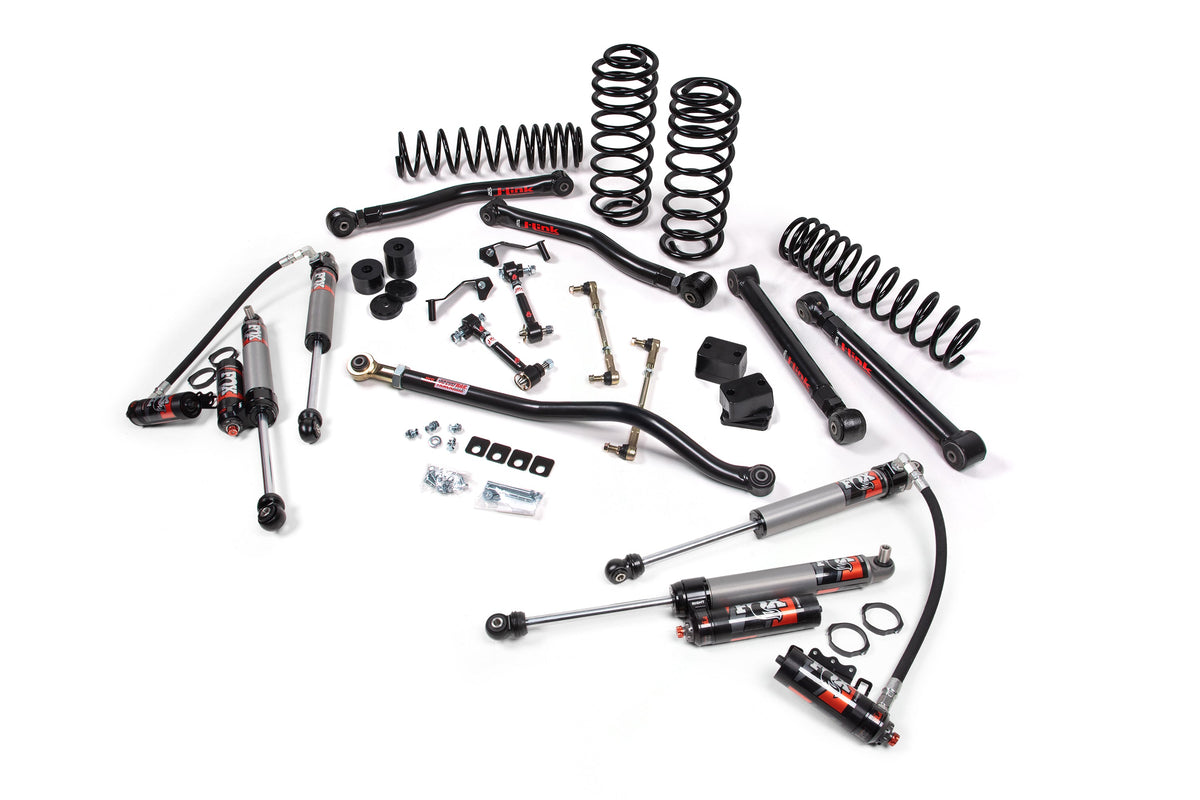 JKS 4.5" Lift Kit J-Konnect Wrangler JL 4-Door W, FOX 2.5 Performance Elite, Fits 2018-2024 Fits Jeep Wrangler JL JSPEC224PES