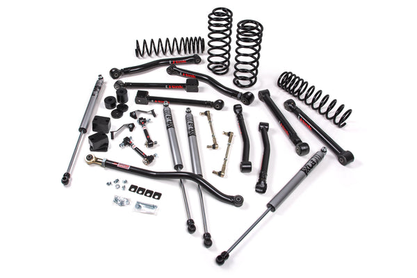 JKS 4.5" Lift Kit J-Krawl Wrangler JL 4-Door W, Fox 2.0 Adventure Series, Fits 2018-2024 Jeep Wrangler JL JSPEC226KFA
